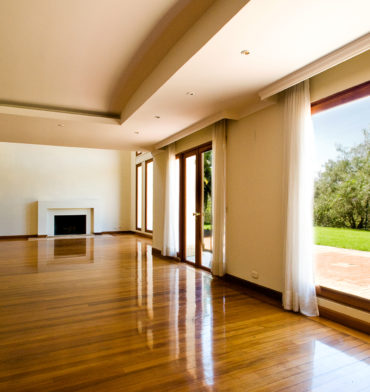Empty big living room
