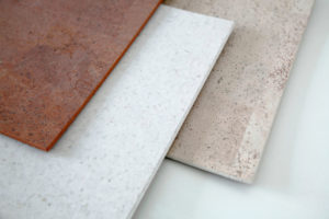 different types and color of cork flooring tiles